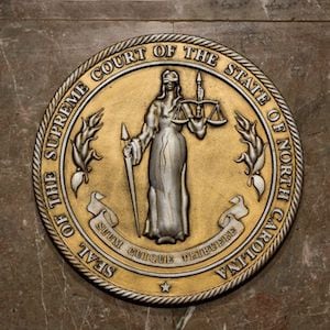 Seal of the Supreme Court of the State of North Carolina - Assault & Battery